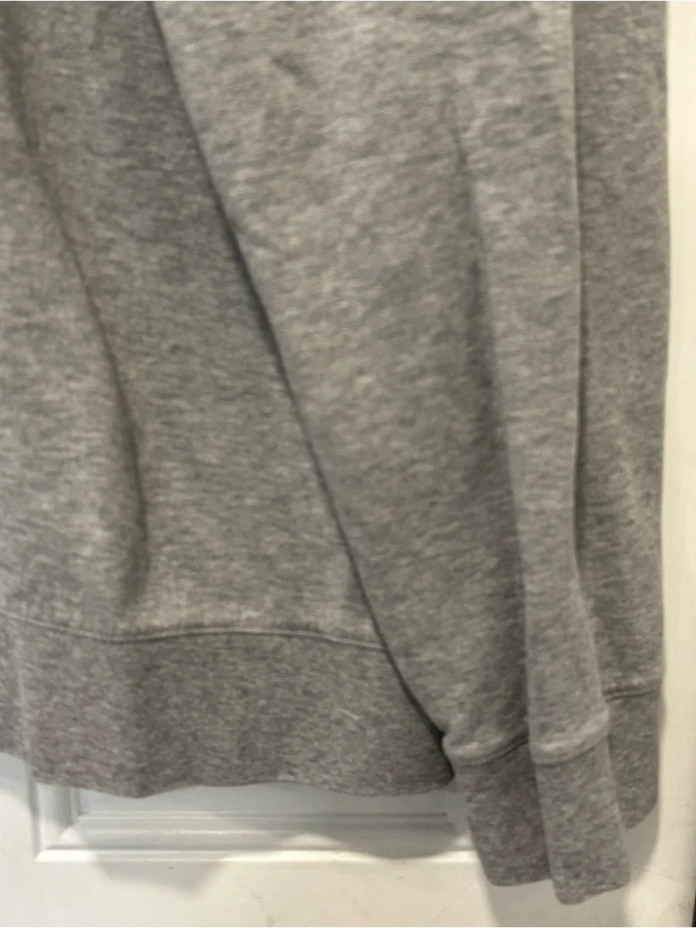 Polo Ralph Lauren Mens Heather Gray 1/4 Zip Cotton Knit Sweatshirt Mock Neck XL
